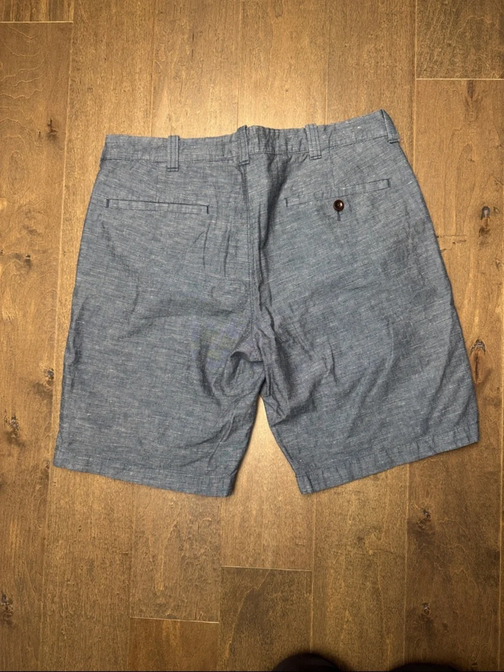 J.Crew Baird McNutt Irish Linen Blend Shorts Men’s 32 Blue 9” Inseam Casual